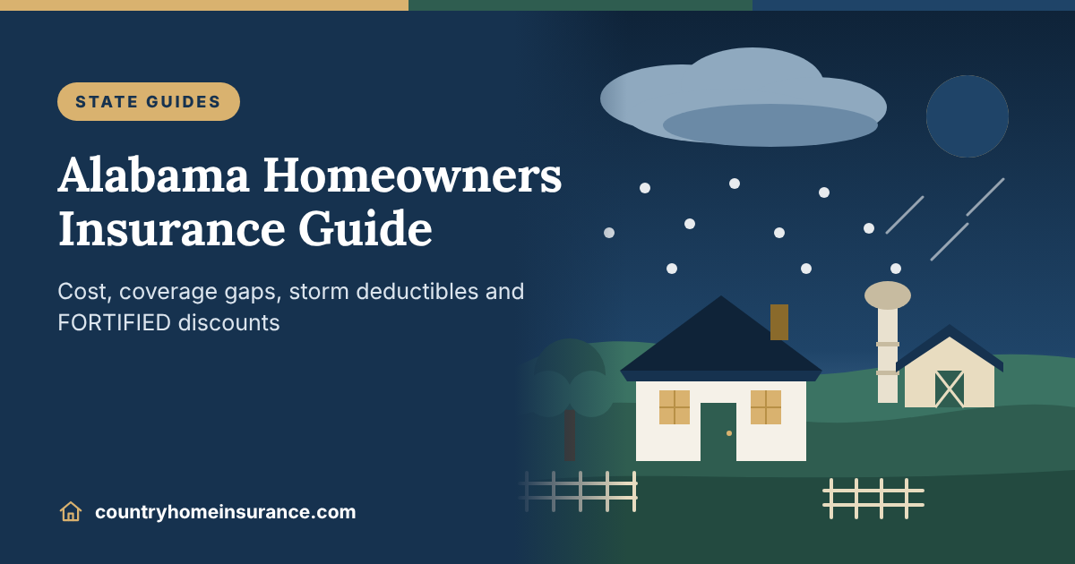 Homeowners Insurance in Alabama: Cost, Coverage & Discounts (2026)