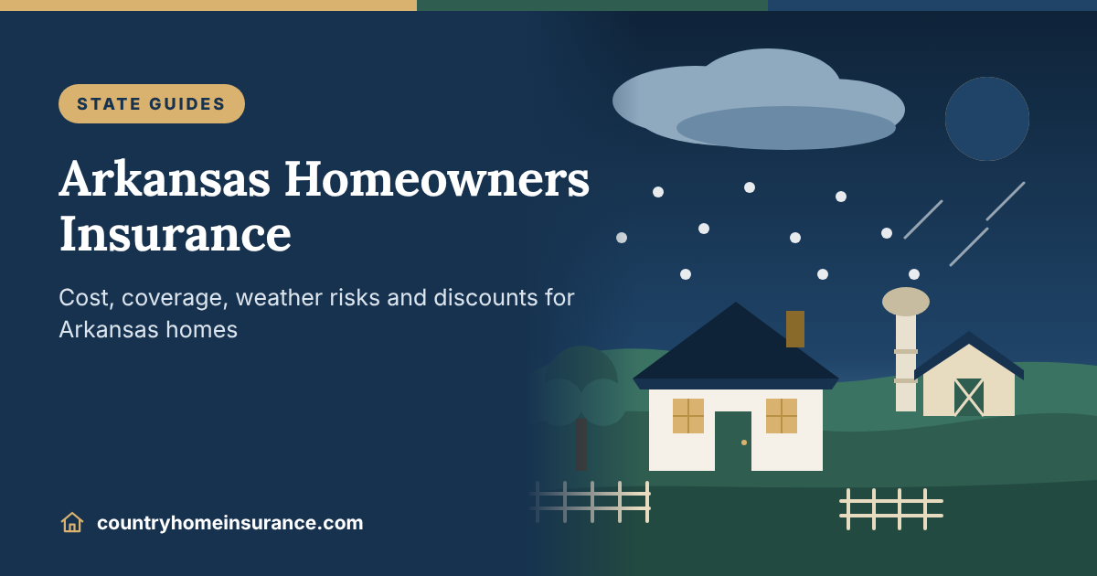 Homeowners Insurance in Arkansas: Cost, Coverage & Discounts (2026)