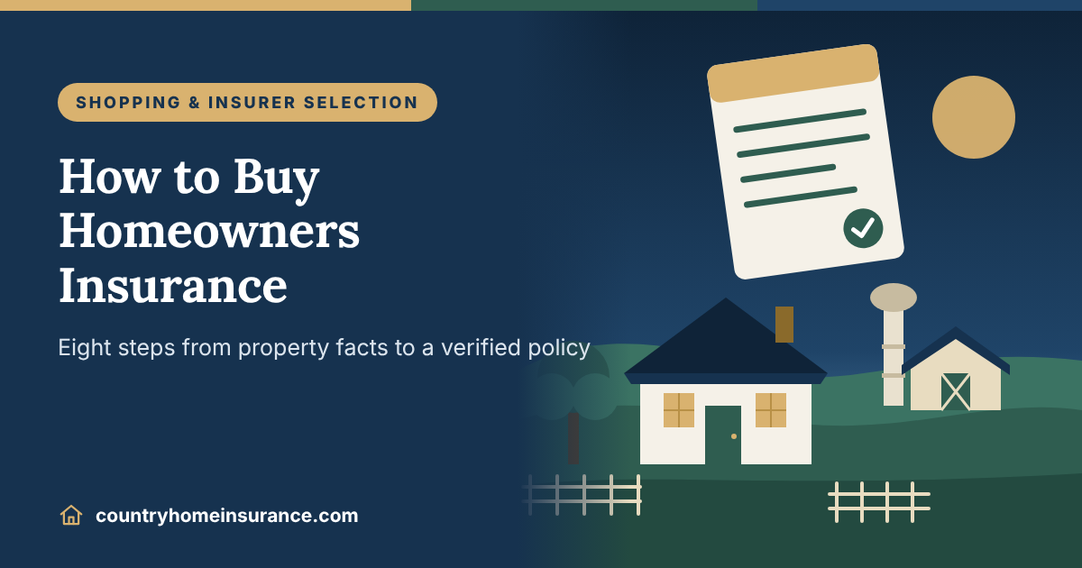 How to Buy Homeowners Insurance: Step-by-Step