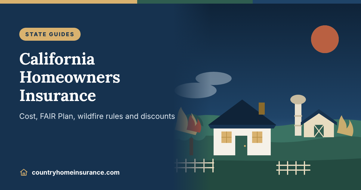 Homeowners Insurance in California: Cost, Coverage & Discounts (2026)