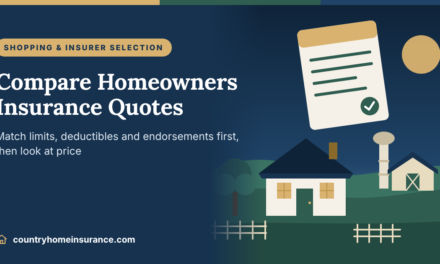 How to Compare Home Insurance Quotes