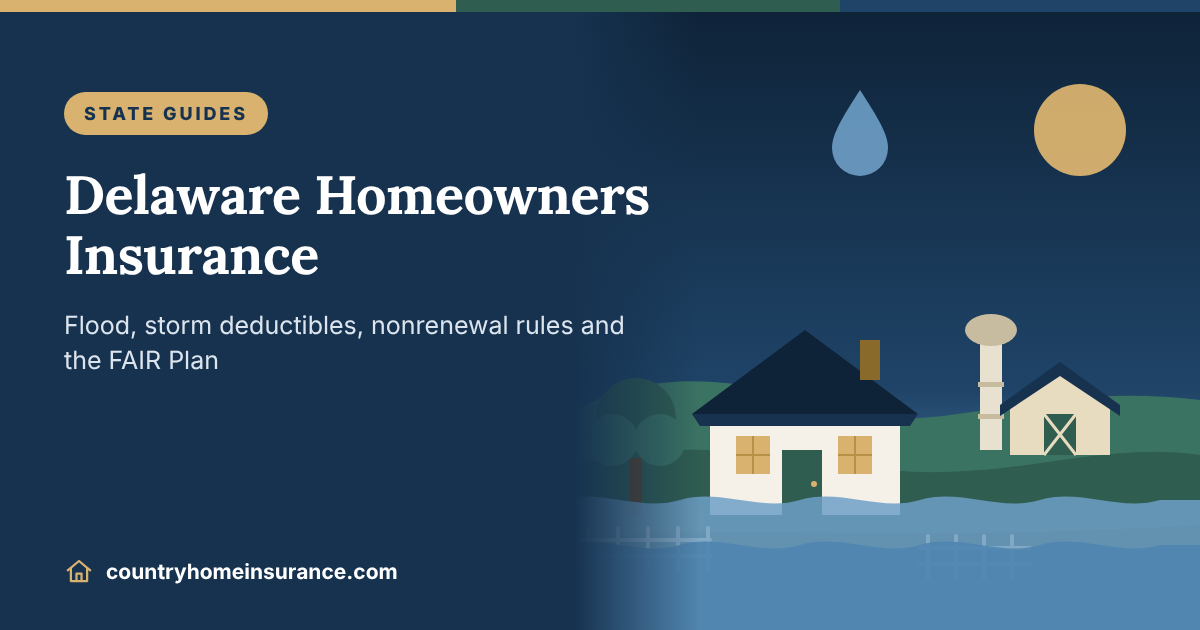 Homeowners Insurance in Delaware: Cost, Coverage & Discounts (2026)