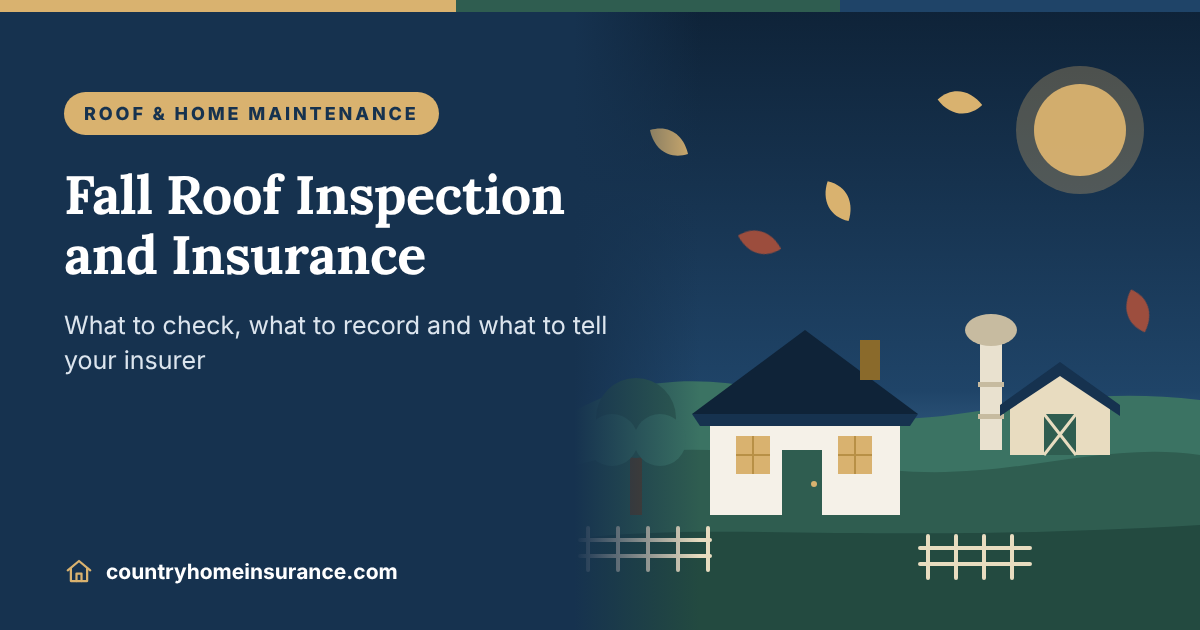 Fall Roof and Gutter Inspection Before Winter (2026)