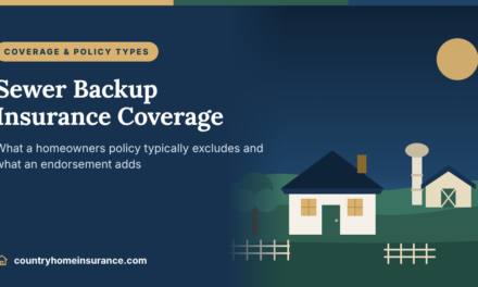 Does Homeowners Insurance Cover Sewer Backup? Coverage, Exclusions & Claim Tips