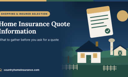 What Information Do You Need for a Home Insurance Quote?
