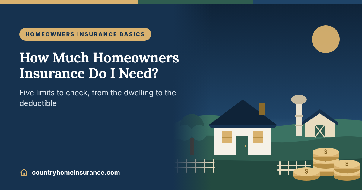 How Much Homeowners Insurance Do I Need?
