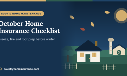 October Home Insurance Checklist: Freeze, Fire and Roof Prep (2026)