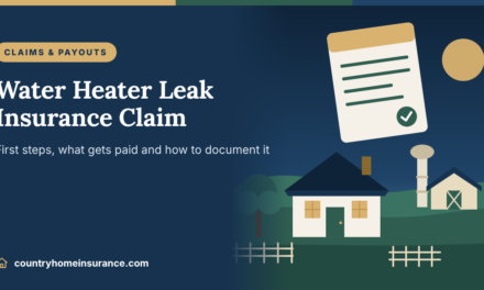 Water Heater Leak Insurance Claim: What to Do, What Gets Paid & Common Mistakes